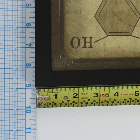 Framed artwork of molecular structures - lot of 3 - Picture 7 of 9